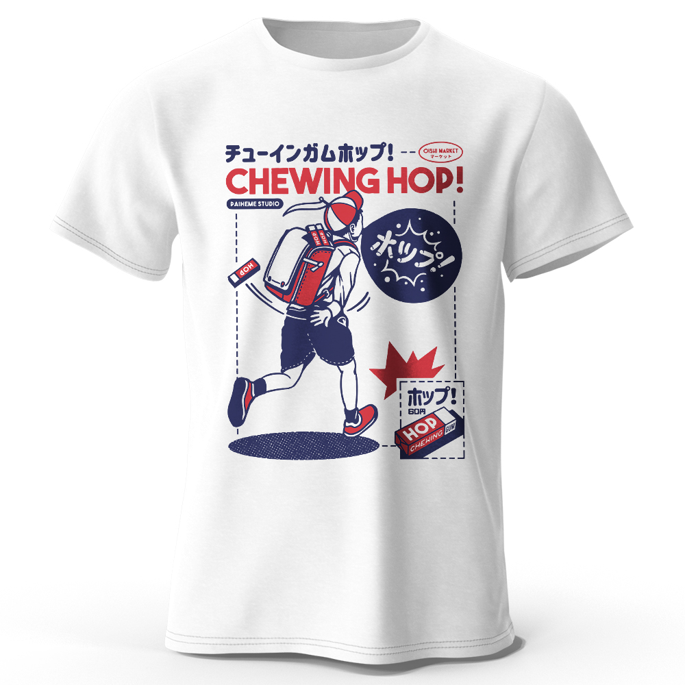 Food In Japanese Snacks - เสื้อยืดพิมพ์ลายขนมญี่ปุ่นวาดด้วยมือ - การออกแบบภาพประกอบอาหาร Kawaii สําหรับผู้ชายผู้หญิงเสื้อผ้าฝ้ายนุ่ม