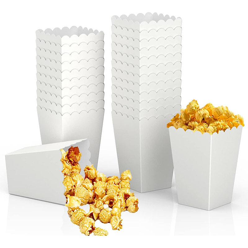 Food Snacks For Party - 12 ชิ้นกระดาษ Candy กล่อง Popcorn กล่อง