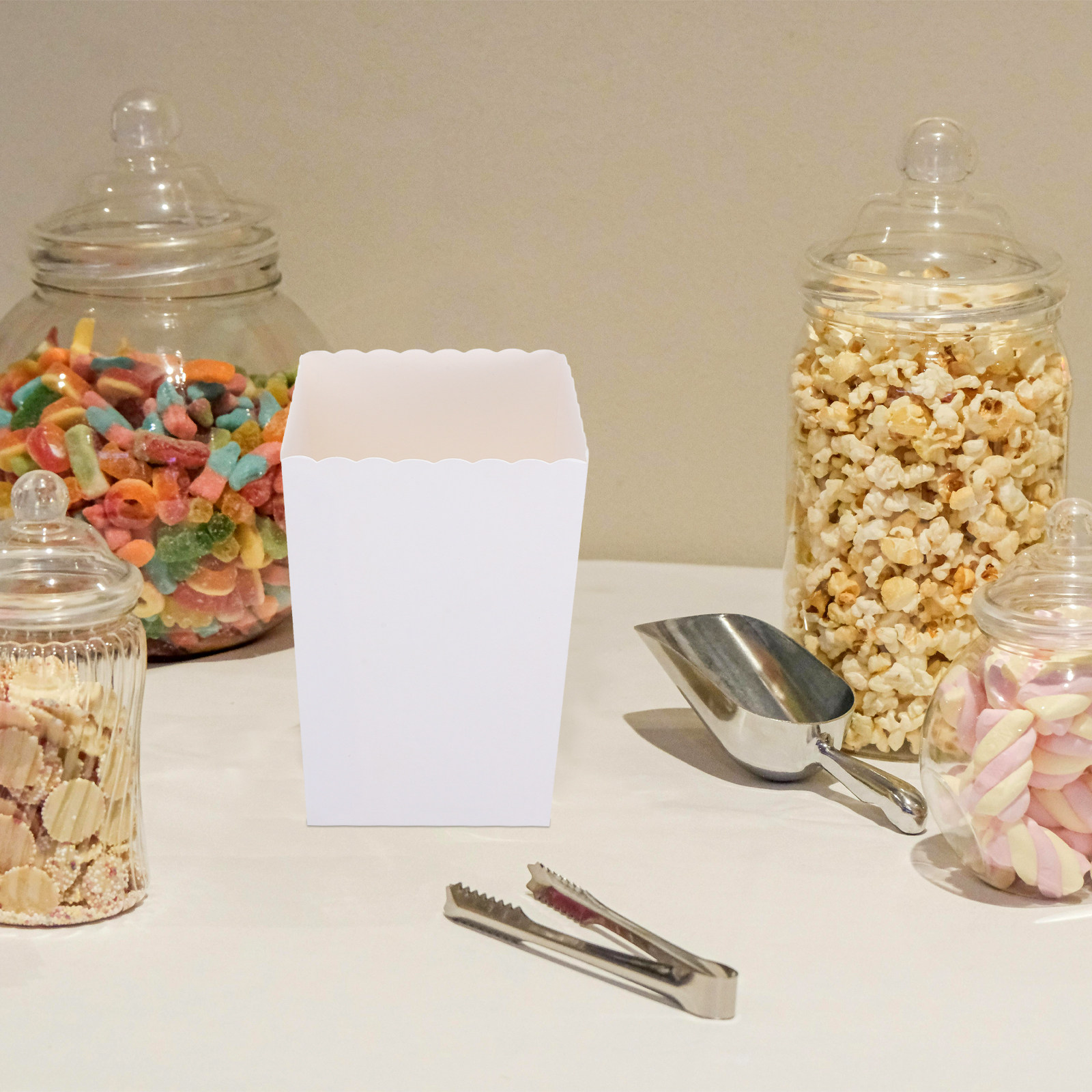 กล่องป๊อปคอร์นแบบใช้แล้วทิ้งสำ - Food Snacks For Party บทวิจารณ์และราคา