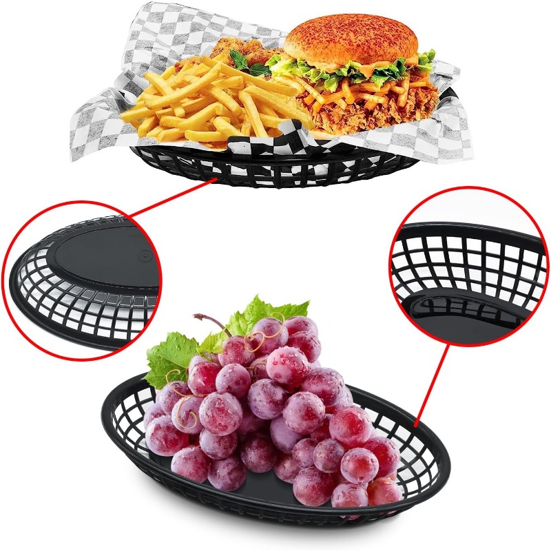 พลาสติก Fast ตะกร้าอาหารรูปไข่ - Food Snacks Basket บทวิจารณ์และราคา