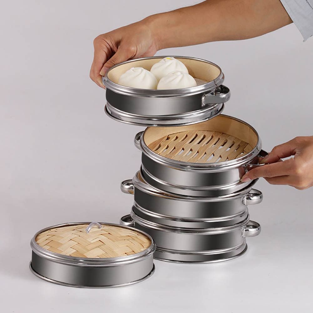 ตะกร้าสแตนเลส kukusan bambu ไม - Food Snacks Basket บทวิจารณ์และราคา