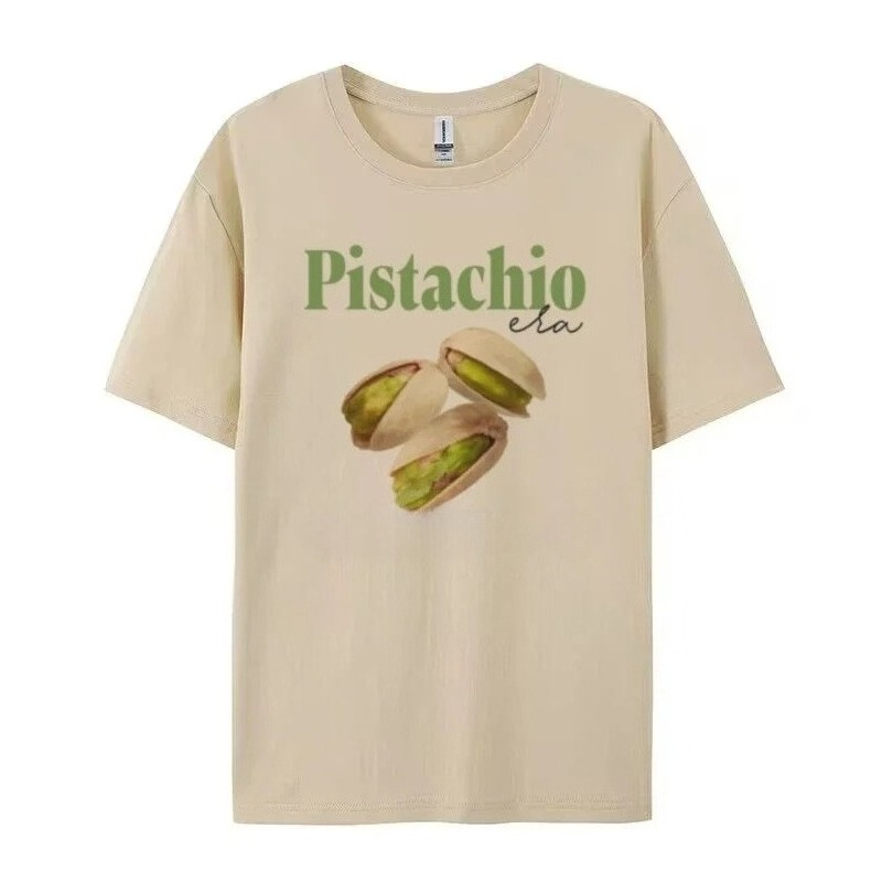 เสื้อยืดพิมพ์ลายพิสตาชิโอ สไตล - Foody Snacks บทวิจารณ์และราคา