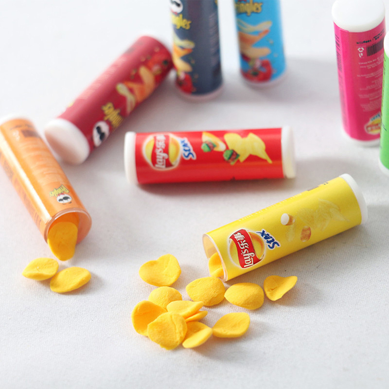 ชุดของเล่นขนาดจิ๋ว 4 ชิ้น/เซ็ต - Food Snacks Chips บทวิจารณ์และราคา