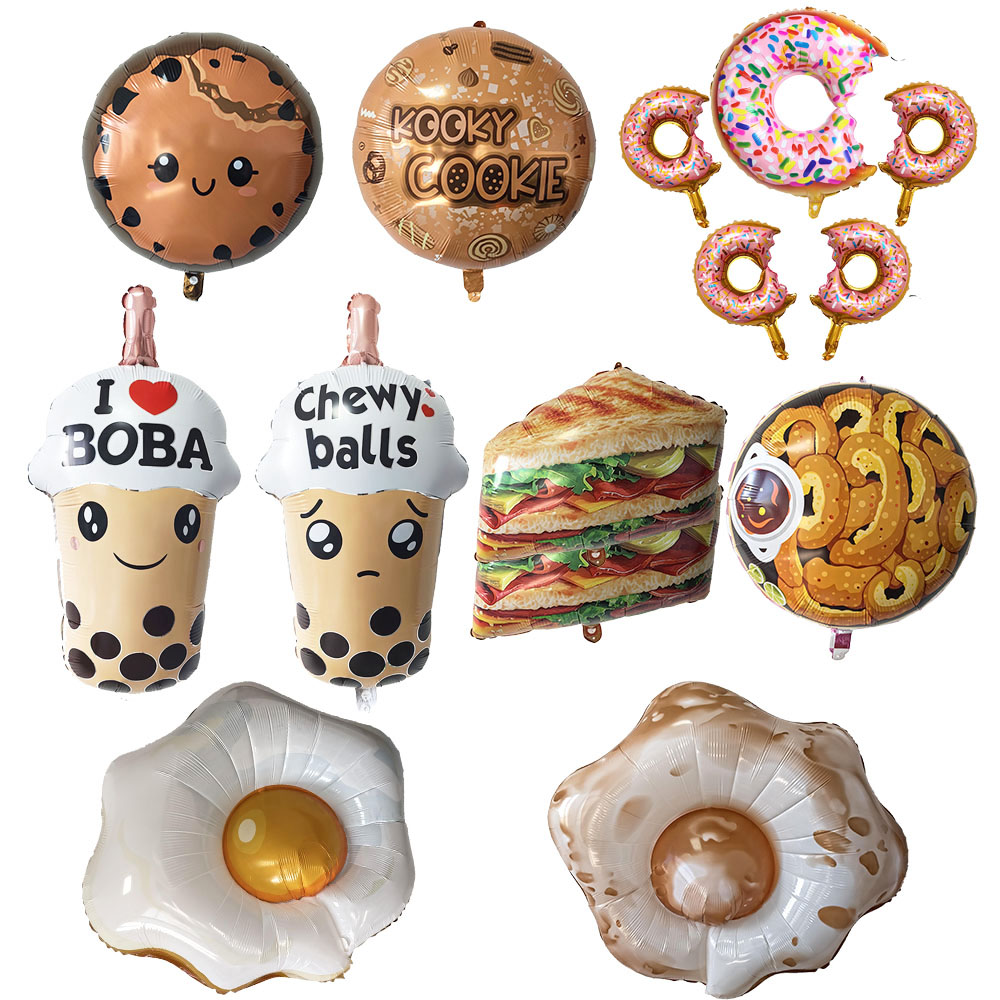 อาหารลูกโป่งธีมยักษ์ทอดไข่อลูม - Food Snacks Chips บทวิจารณ์และราคา