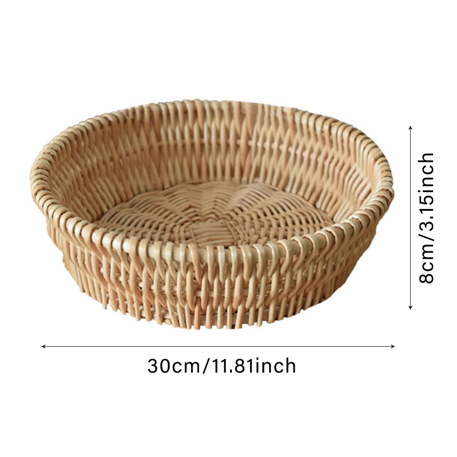 ตะกร้าเก็บขนมลายหวายเทียม ความ - Food Snacks Basket บทวิจารณ์และราคา