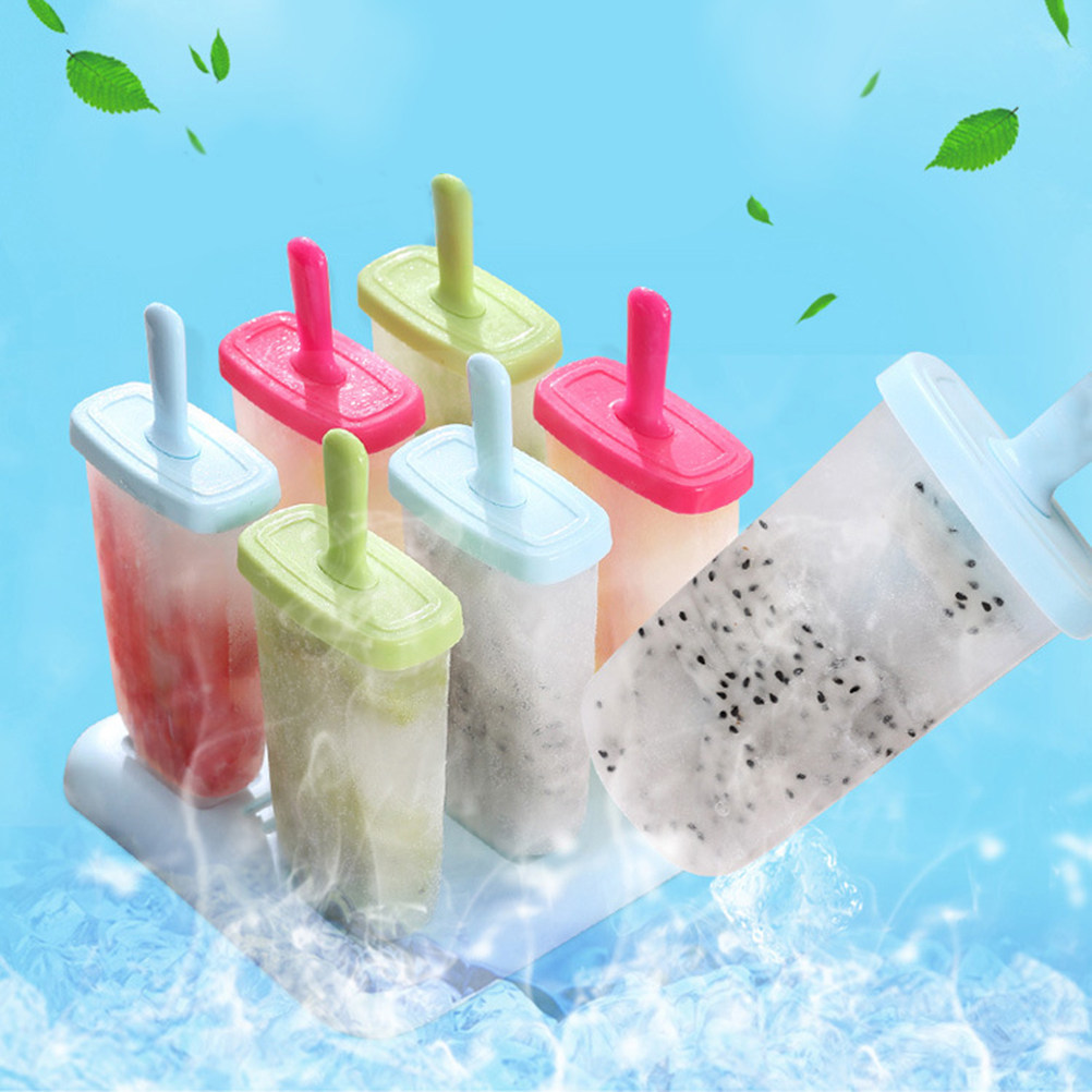 แม่พิมพ์ไอศกรีมแบบพรีเมียม 6 ช - Food Snacks Healthy บทวิจารณ์และราคา