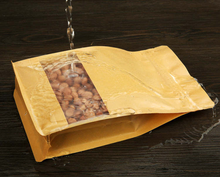 ถุงซิปล็อคกระดาษคราฟท์แบบตั้งไ - Logo Food Snack บทวิจารณ์และราคา
