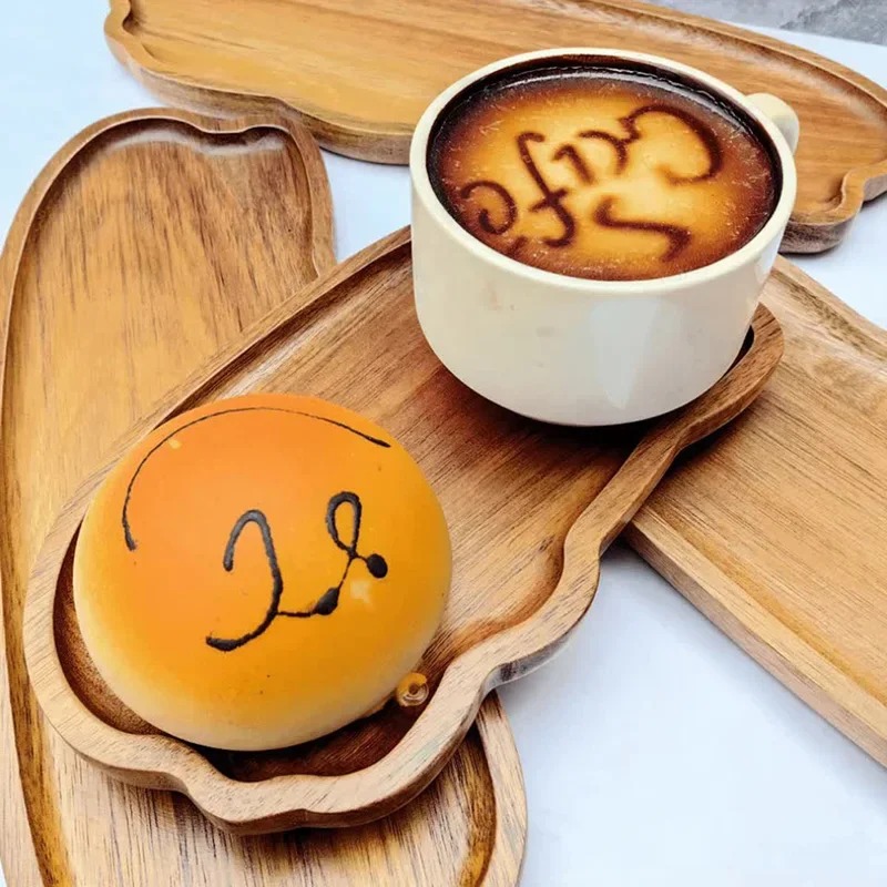 ถาดไม้สไตล์ญี่ปุ่นสำหรับใส่กาแ - Food In Japanese Snacks บทวิจารณ์และราคา