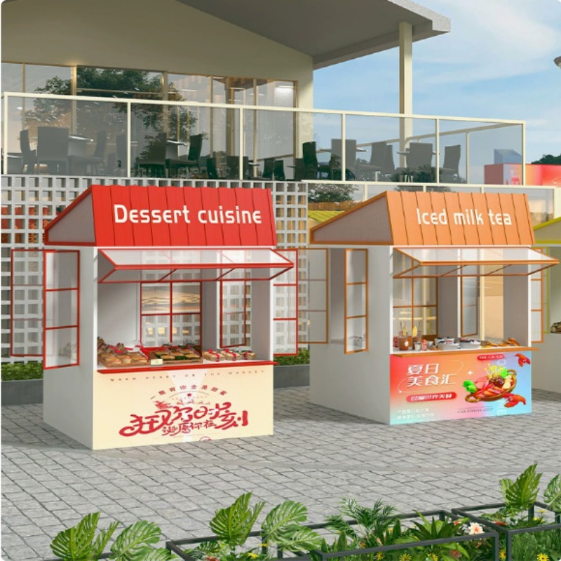 แผงขายของเคลื่อนที่กลางแจ้ง สถ - Food Good Snacks บทวิจารณ์และราคา