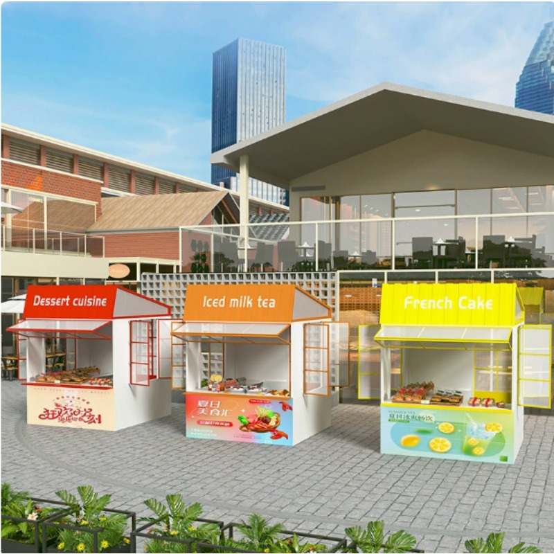 แผงขายของเคลื่อนที่กลางแจ้ง สถ - Food Good Snacks บทวิจารณ์และราคา
