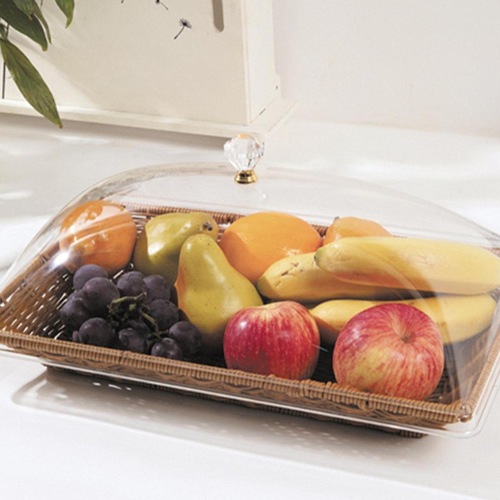 ตะกร้าขนมปังหวายเทียมพร้อมฝาอะ - Food Snacks Basket บทวิจารณ์และราคา