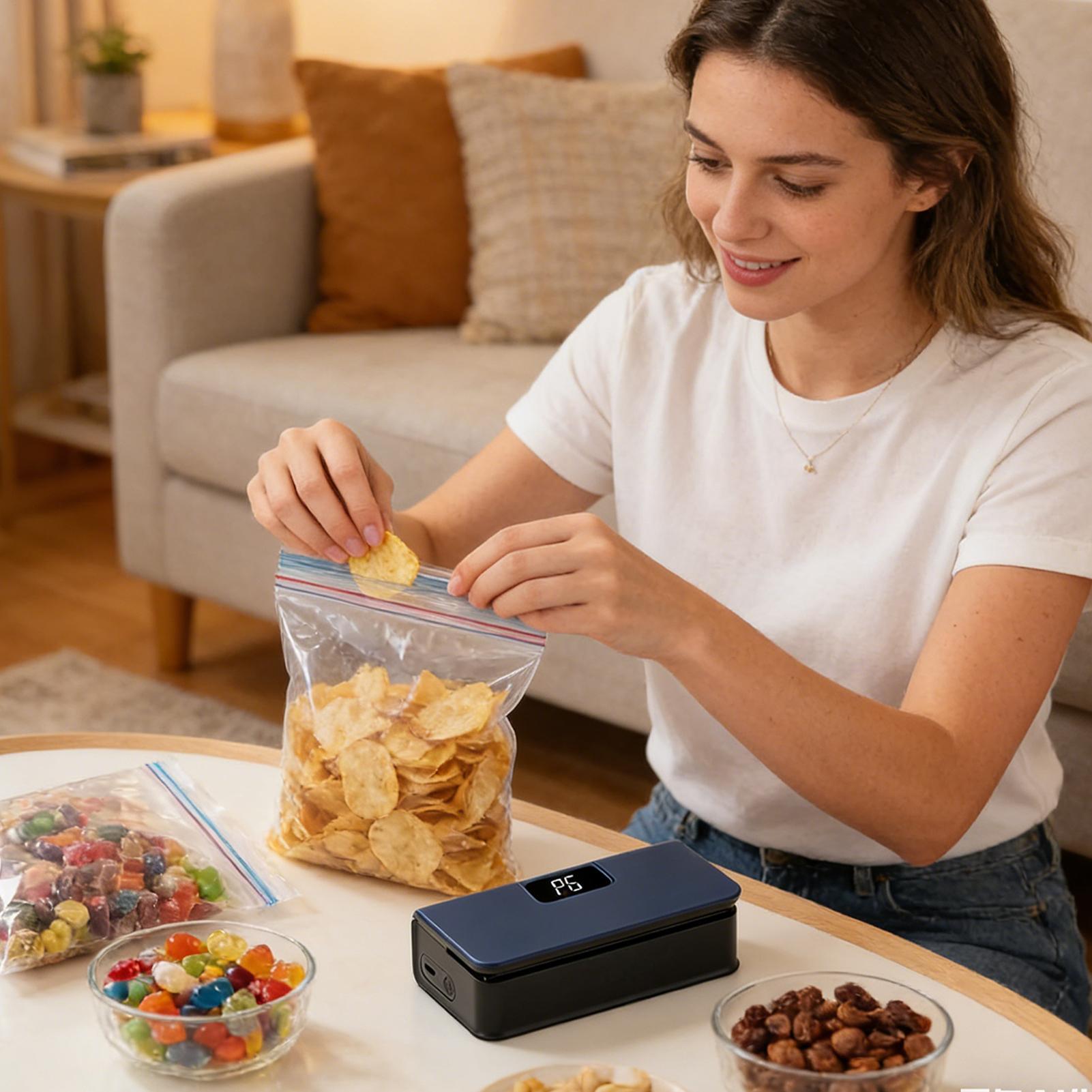 เครื่องซีลถุงแม่เหล็ก 6 ระดับ  - Food Snacks Chips บทวิจารณ์และราคา