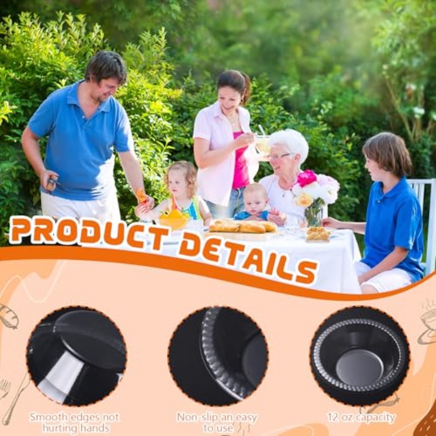 ชุด 30 ใบ ชามพลาสติกแบบใช้แล้ว - Food Snacks For Party บทวิจารณ์และราคา