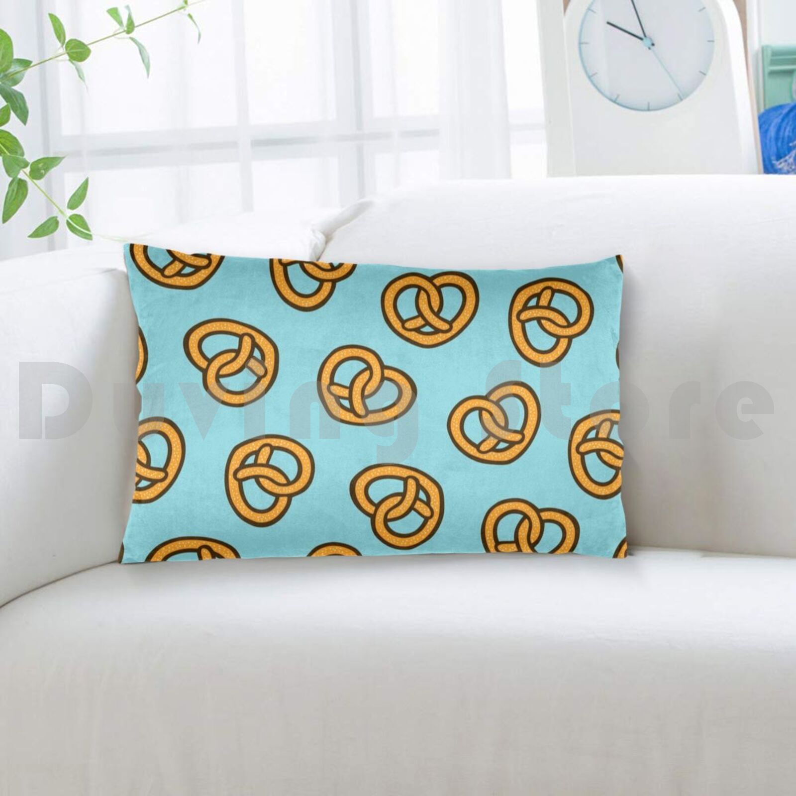 ปลอกหมอนลายขนมปังกรอบรูปหัวใจ  - Foody Snacks บทวิจารณ์และราคา
