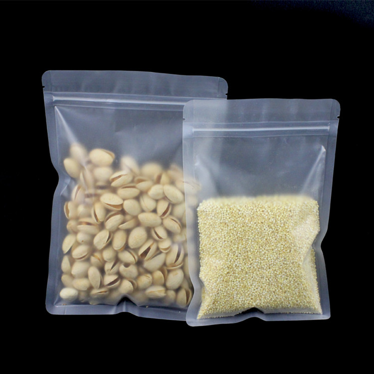 ถุงซิปล็อคพลาสติกแบบฝ้า 100 ชิ - Logo Food Snack บทวิจารณ์และราคา