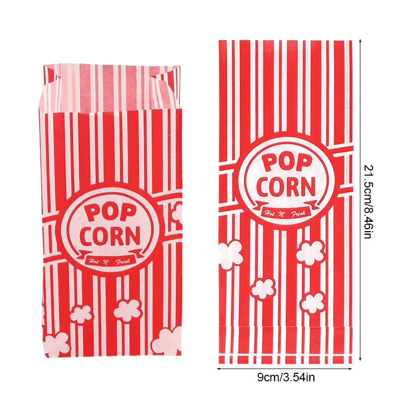50 ชิ้น Popcorn บรรจุภัณฑ์ถุงข - Food Snacks For Party บทวิจารณ์และราคา