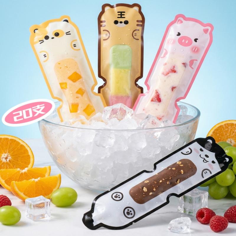 ถุงทำไอศกรีมแท่งลายการ์ตูนน่าร - Food Snacks Healthy บทวิจารณ์และราคา
