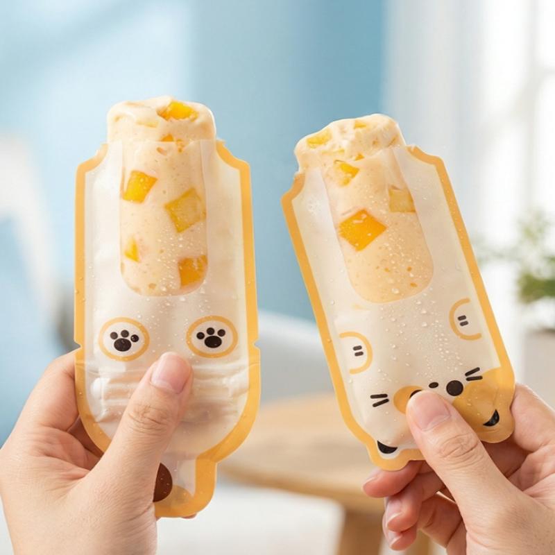 ถุงทำไอศกรีมแท่งลายการ์ตูนน่าร - Food Snacks Healthy บทวิจารณ์และราคา