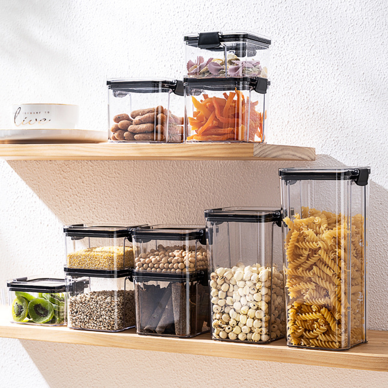 โถปิดผนึกสำหรับเก็บธัญพืชต่างๆ - Food Good Snacks บทวิจารณ์และราคา