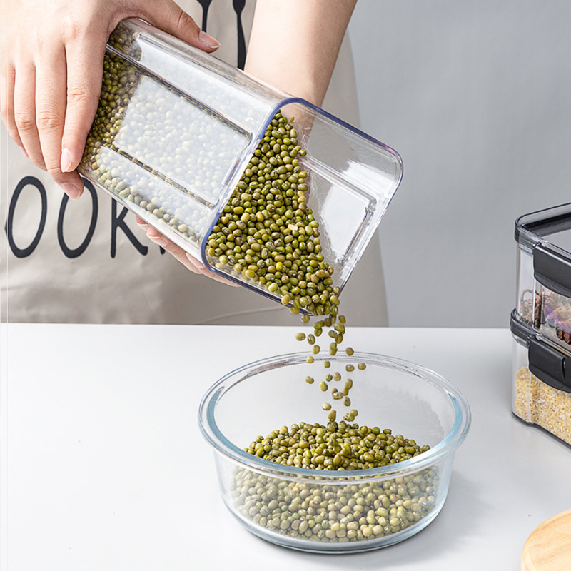 โถปิดผนึกสำหรับเก็บธัญพืชต่างๆ - Food Good Snacks บทวิจารณ์และราคา