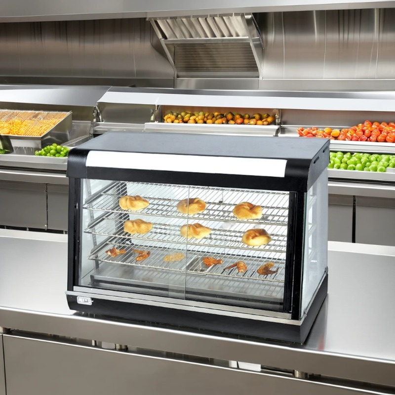 ตู้โชว์อาหารอุ่นร้อนแบบกระจกสำ - Snacks Food Warmer บทวิจารณ์และราคา
