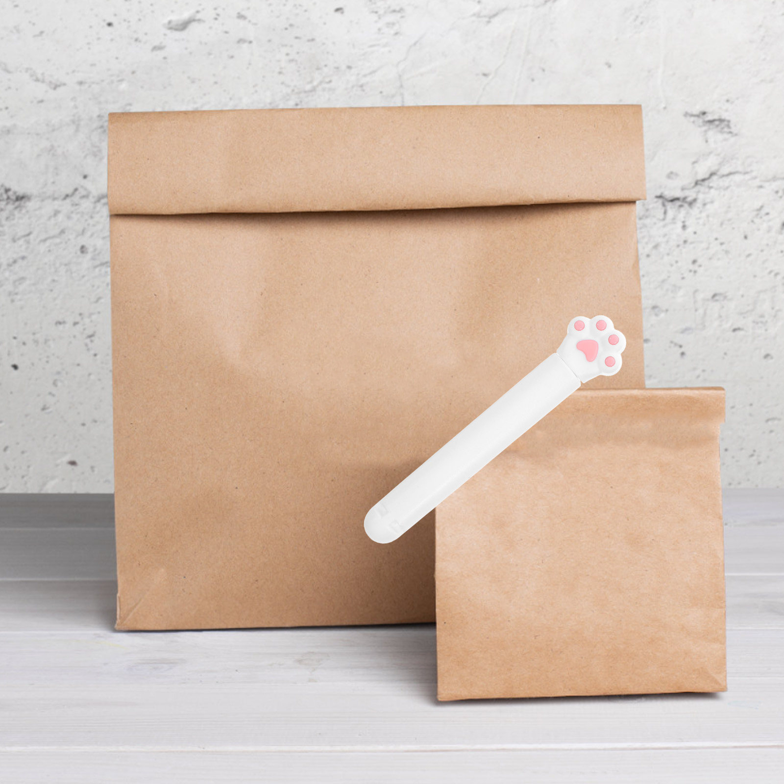 คลิปหนีบถุงอาหารลายอุ้งเท้าแมว - Food Snacks Chips บทวิจารณ์และราคา