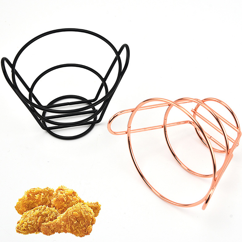 ตะกร้าทอดฝรั่งเศสถังขนมไก่ทอดช - Food Snacks Basket บทวิจารณ์และราคา
